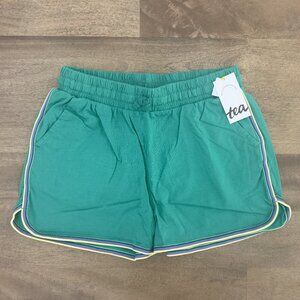 Tea Collection Rainbow Binding Track Shorts NWT 14 (Bundle 2+ items for 20% off)